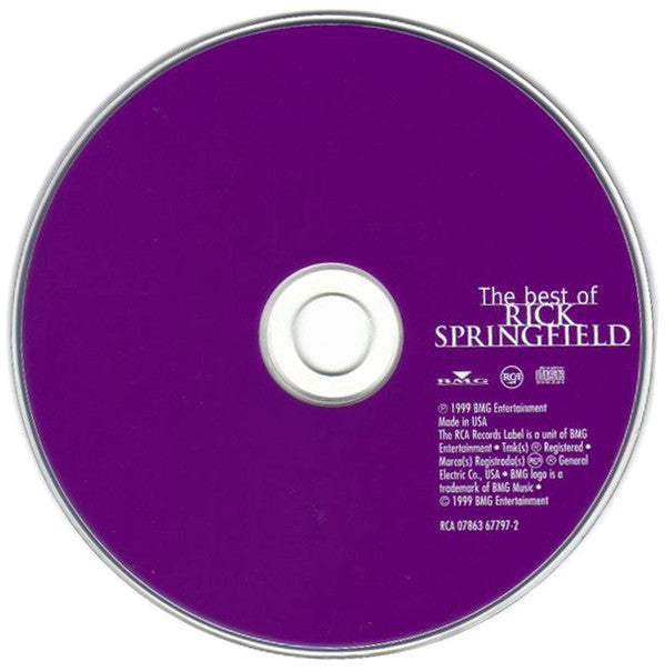 Rick Springfield : The Best Of Rick Springfield (CD, Comp, RE, RM)
