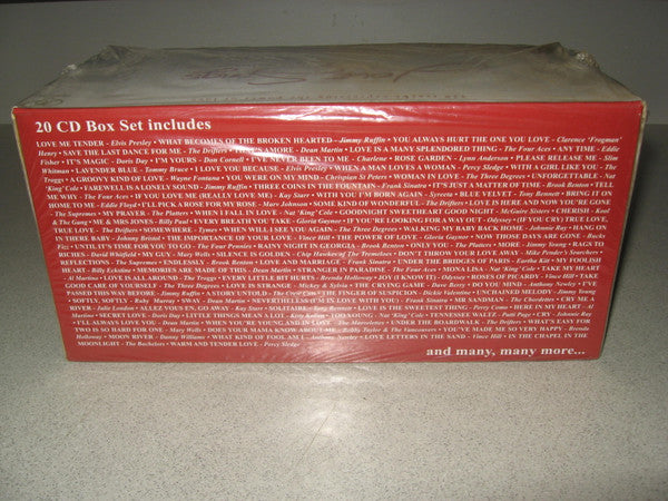 Various : Love Songs - The Pure Love Collection (Box + 20xCD, Comp)