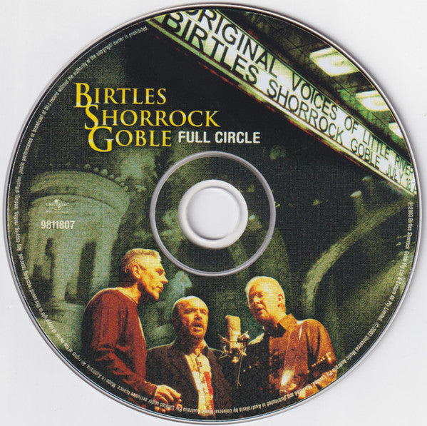 Birtles Shorrock Goble : Full Circle (CD, Album)