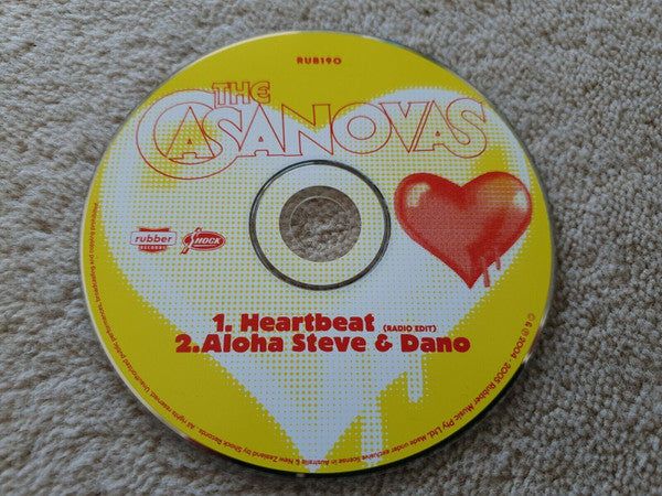 The Casanovas : Heartbeat (CD, Single)