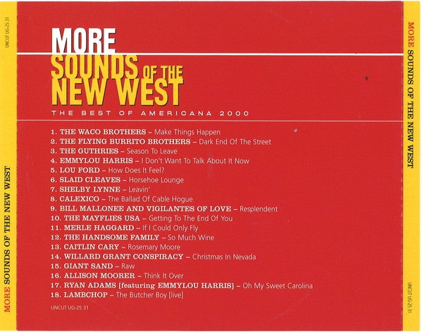 Various : More Sounds Of The New West (The Best Of Americana 2000) (CD, Comp, Promo)