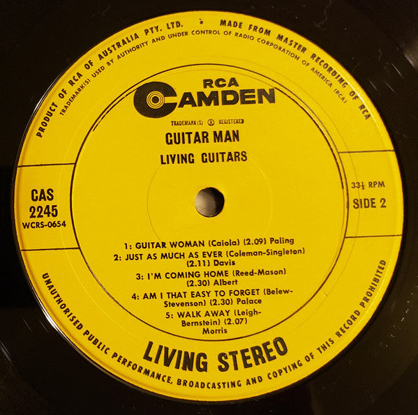 Living Guitars : Guitar Man (LP, Album)