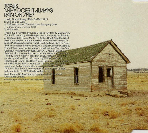 Travis : Why Does It Always Rain On Me? (CD, Single, Enh)