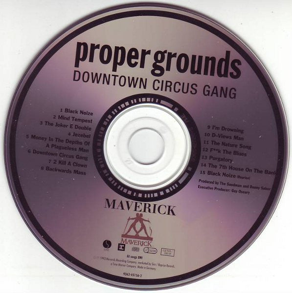 Proper Grounds : Downtown Circus Gang (CD, Album)