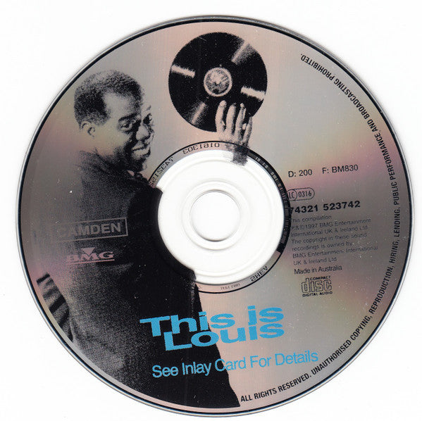 Louis Armstrong : This Is Louis (The Very Best Of Louis Armstrong) (CD, Comp)