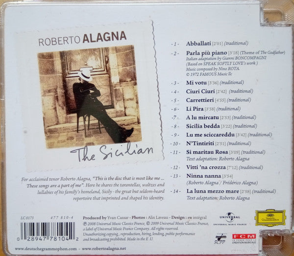Roberto Alagna : The Sicilian (CD)