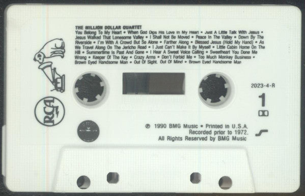 Elvis Presley With Jerry Lee Lewis And Carl Perkins : The Million Dollar Quartet (Cass, Album)