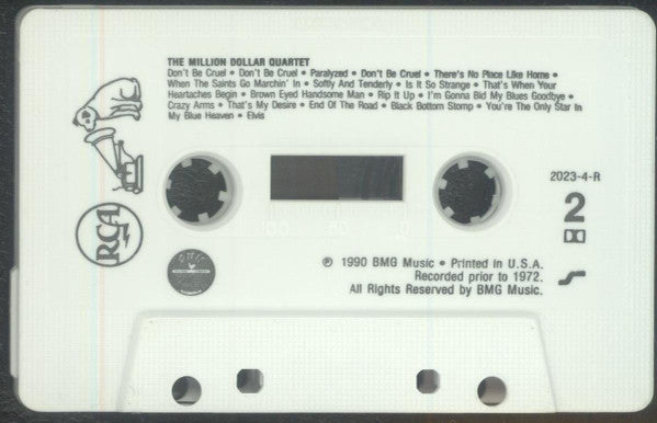 Elvis Presley With Jerry Lee Lewis And Carl Perkins : The Million Dollar Quartet (Cass, Album)