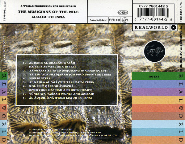 The Musicians Of The Nile : Luxor To Isna (CD, Album)