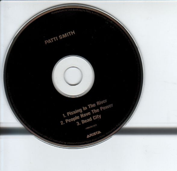 Patti Smith : Pissing In The River (CD, Promo, Smplr)
