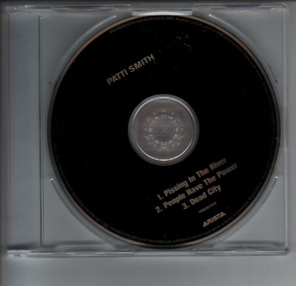 Patti Smith : Pissing In The River (CD, Promo, Smplr)