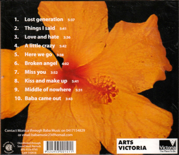 Monica Weightman : Lost Generation (CD, Album)