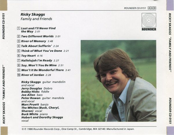 Ricky Skaggs : Family And Friends (CD, Album)