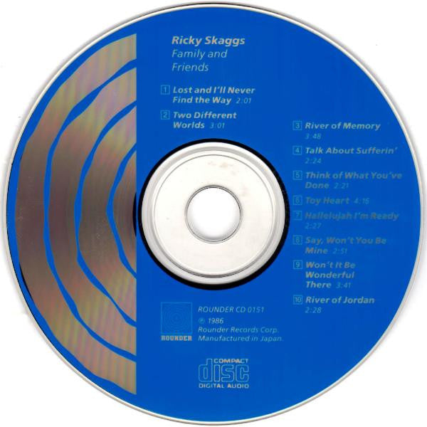 Ricky Skaggs : Family And Friends (CD, Album)