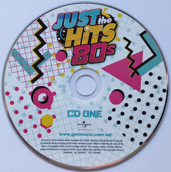 Various : Just The Hits 80's (2xCD, Comp)