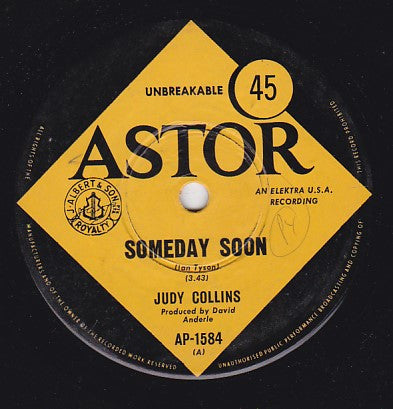 Judy Collins : Someday Soon (7", Single)