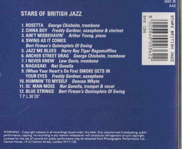 Various : Stars Of British Jazz (CD, Comp)