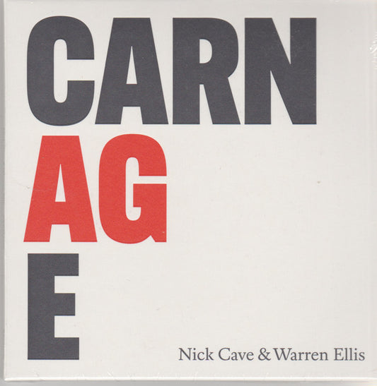 Nick Cave & Warren Ellis : Carnage (CD, Album)