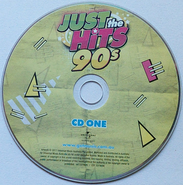 Various : Just The Hits: 90's (2xCD, Comp)
