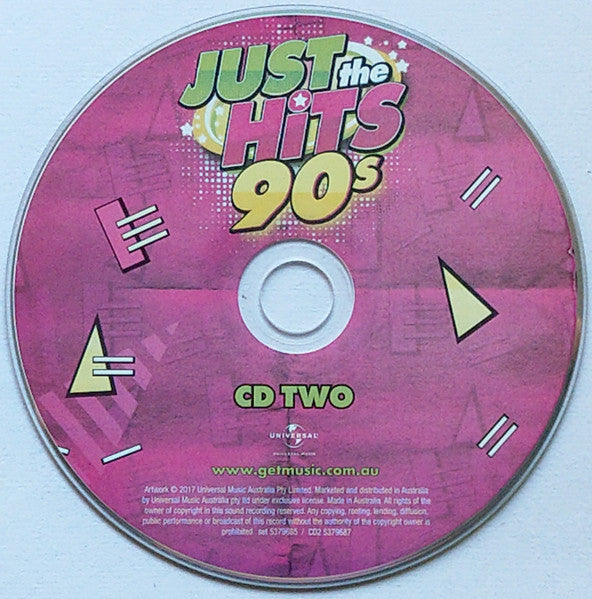 Various : Just The Hits: 90's (2xCD, Comp)