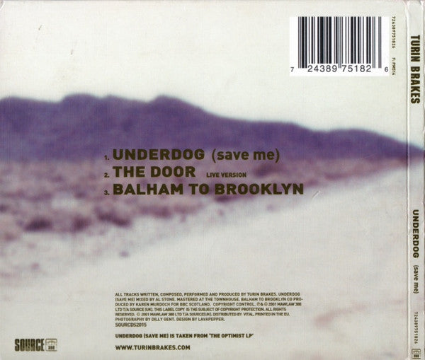 Turin Brakes : Underdog (Save Me) (CD, Single, CD2)