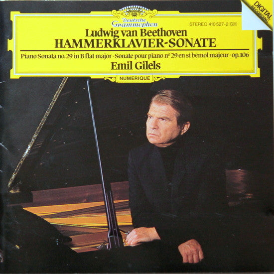 Ludwig van Beethoven, Emil Gilels : Hammerklavier-Sonate (CD, Album)