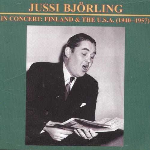 Jussi Björling : In Concert : Finland & U.S.A. (1940-1957) (2xCD, Comp)