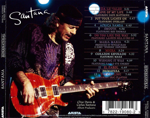Santana : Supernatural (CD, Album, PMI)