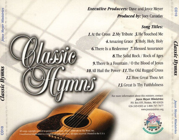 Joyce Meyer Ministries : Classic Hymns (CD)