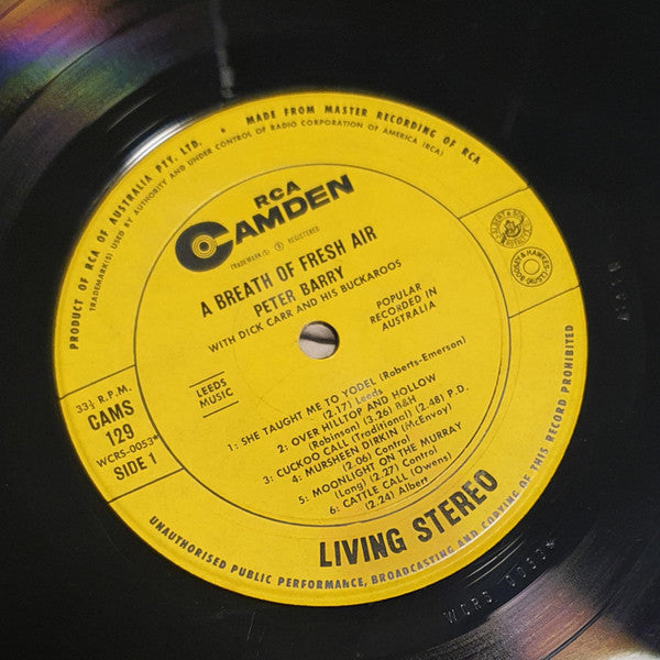 Peter Barry (6), Dick Carr & His Buckaroos : A Breath Of Fresh Air (LP, Album)