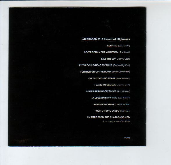 Johnny Cash : American V: A Hundred Highways (CD, Album)