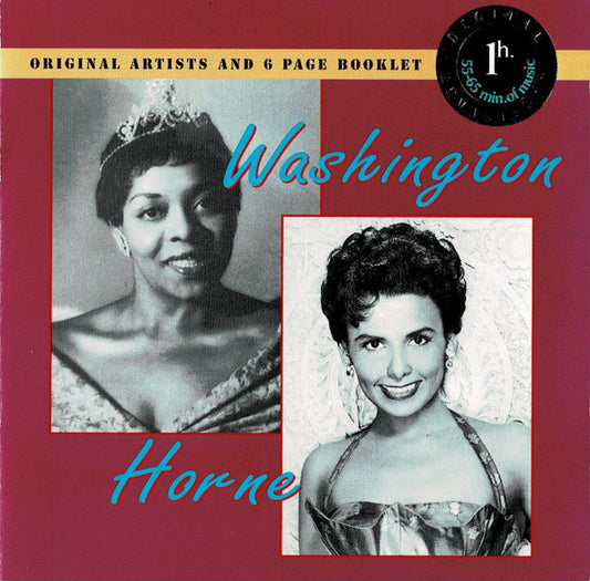 Dinah Washington & Lena Horne : Washington & Horne (CD, Comp)