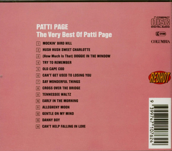 Patti Page :  The Very Best Of Patti Page (CD, Comp)