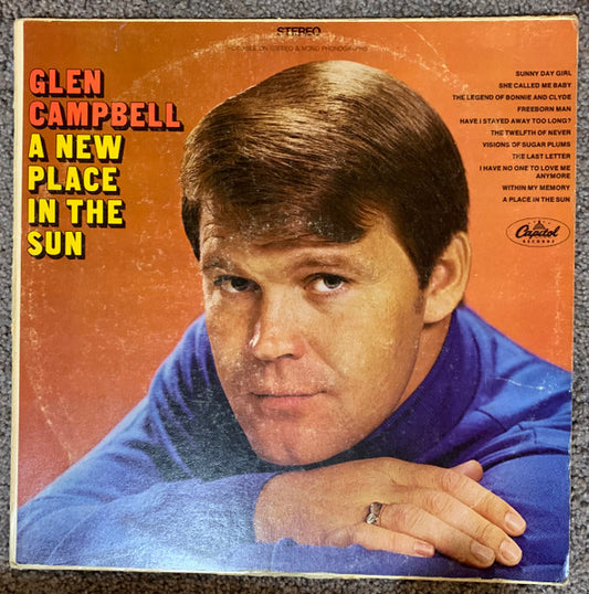 Glen Campbell : A New Place In The Sun (LP, Album)