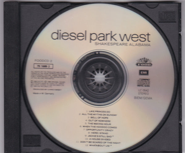 Diesel Park West : Shakespeare Alabama (CD, Album)