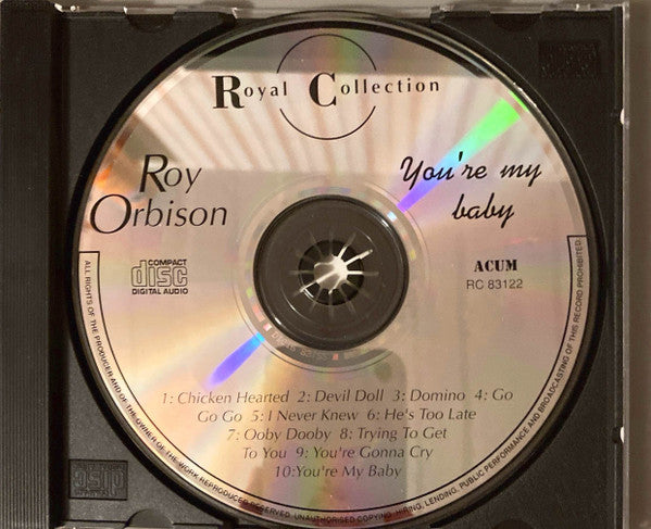 Roy Orbison : You're My Baby (CD, Comp)