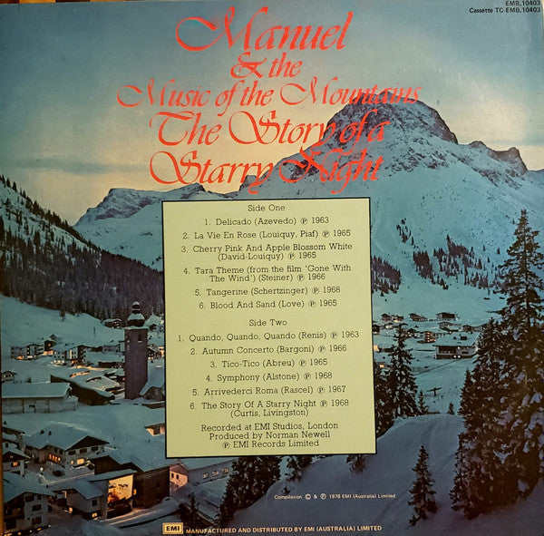 Manuel And His Music Of The Mountains : The Story Of A Starry Night (LP, Comp)