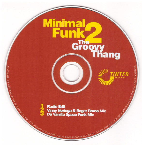 Minimal Funk : The Groovy Thang (CD, Single)