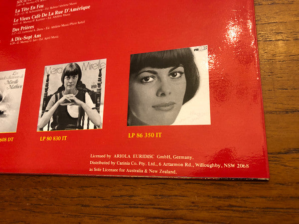 Mireille Mathieu : Sentimentalement Votre (LP, Album)