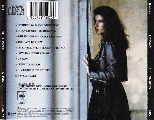 Celine Dion* : Unison (CD, Album, RE)