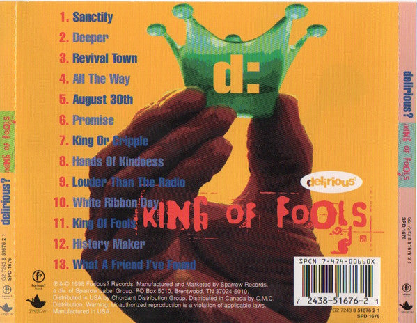 Delirious? : King Of Fools (CD, Album)