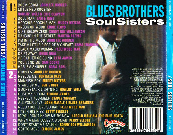 Various : Blues Brothers/Soul Sisters (2xCD, Comp)