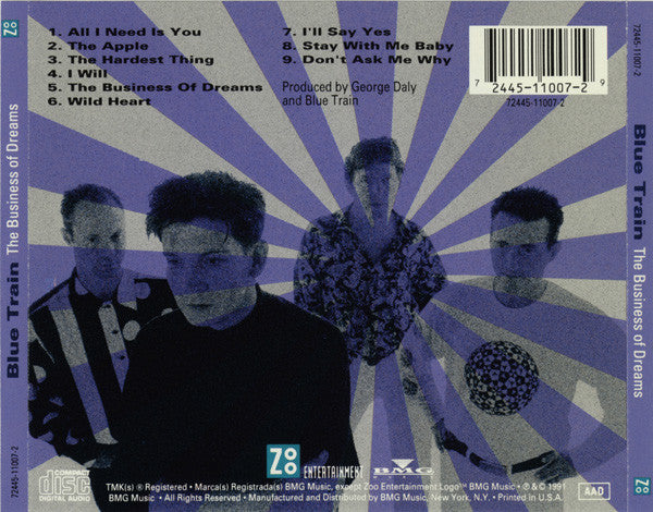Blue Train (4) : The Business Of Dreams (CD, Album)
