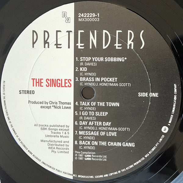 Pretenders* : The Singles (LP, Comp)