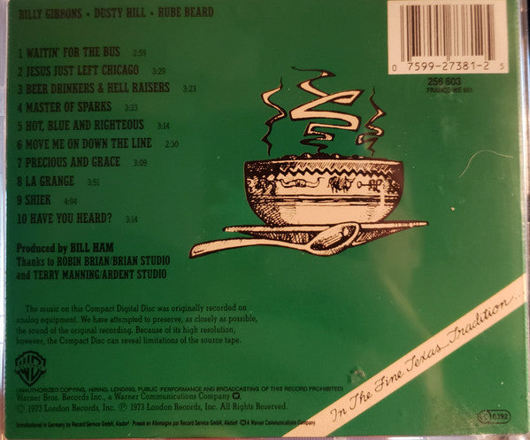 ZZ Top : Tres Hombres (CD, Album, RE)