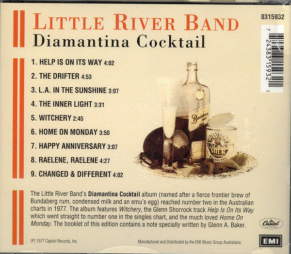 Little River Band : Diamantina Cocktail (CD, Album)