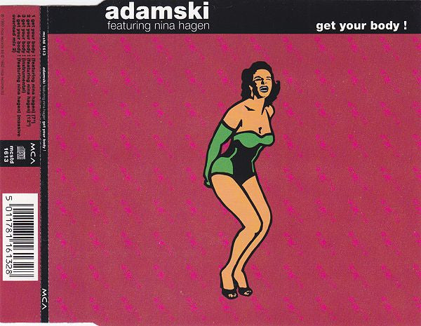 Adamski Featuring Nina Hagen : Get Your Body! (CD, Maxi)