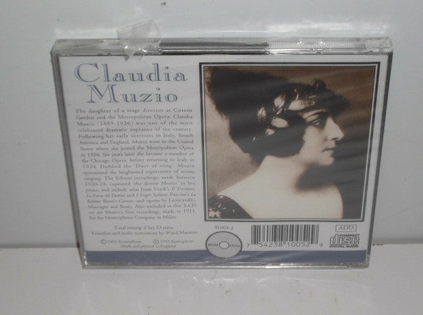 Claudia Muzio : The Complete HMV (1911) And Edison (1920~25) Recordings (2xCD, Comp)