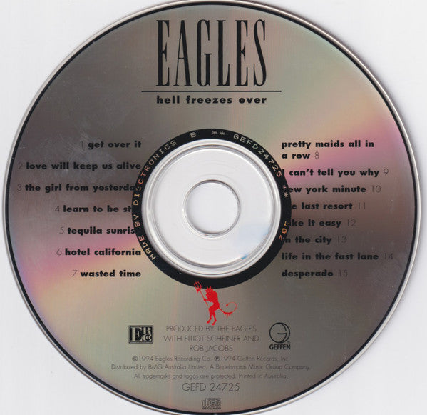 Eagles : Hell Freezes Over (CD, Album, Car)