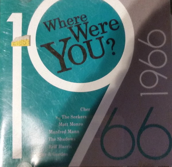 Various : Where Were You? 1966 (CD, Comp)